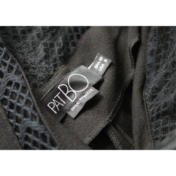 PatBO Corset Waist Crepe Pant Black Size US 8 Fall 2022 - Picture 7 of 8